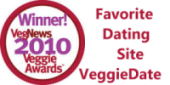 VegNews 2010 Award Favorite Dating Site VegNews 2010 Award Favorite Dating Site